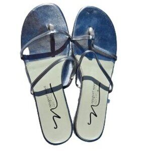 Newport News Silver Strappy Sandals